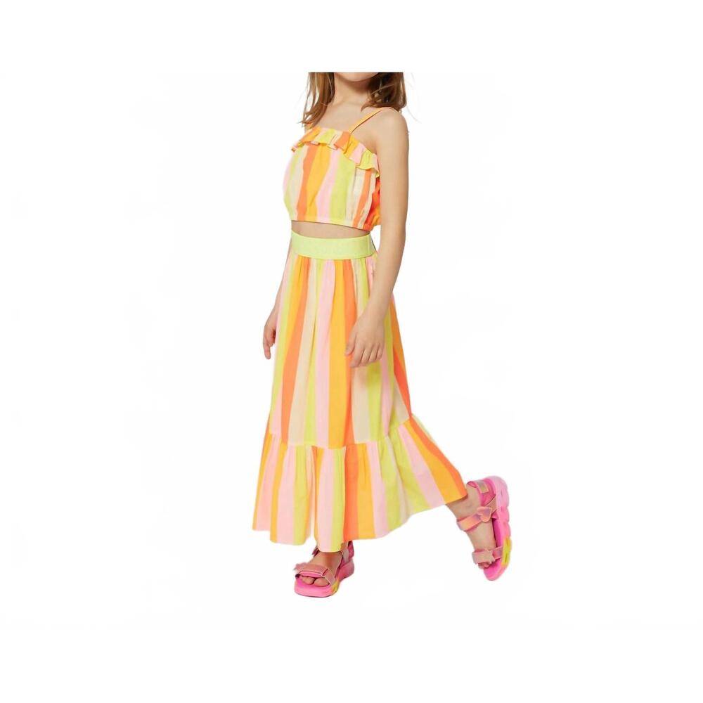 NEW BILLIEBLUSH kids' striped tank top in multicolor